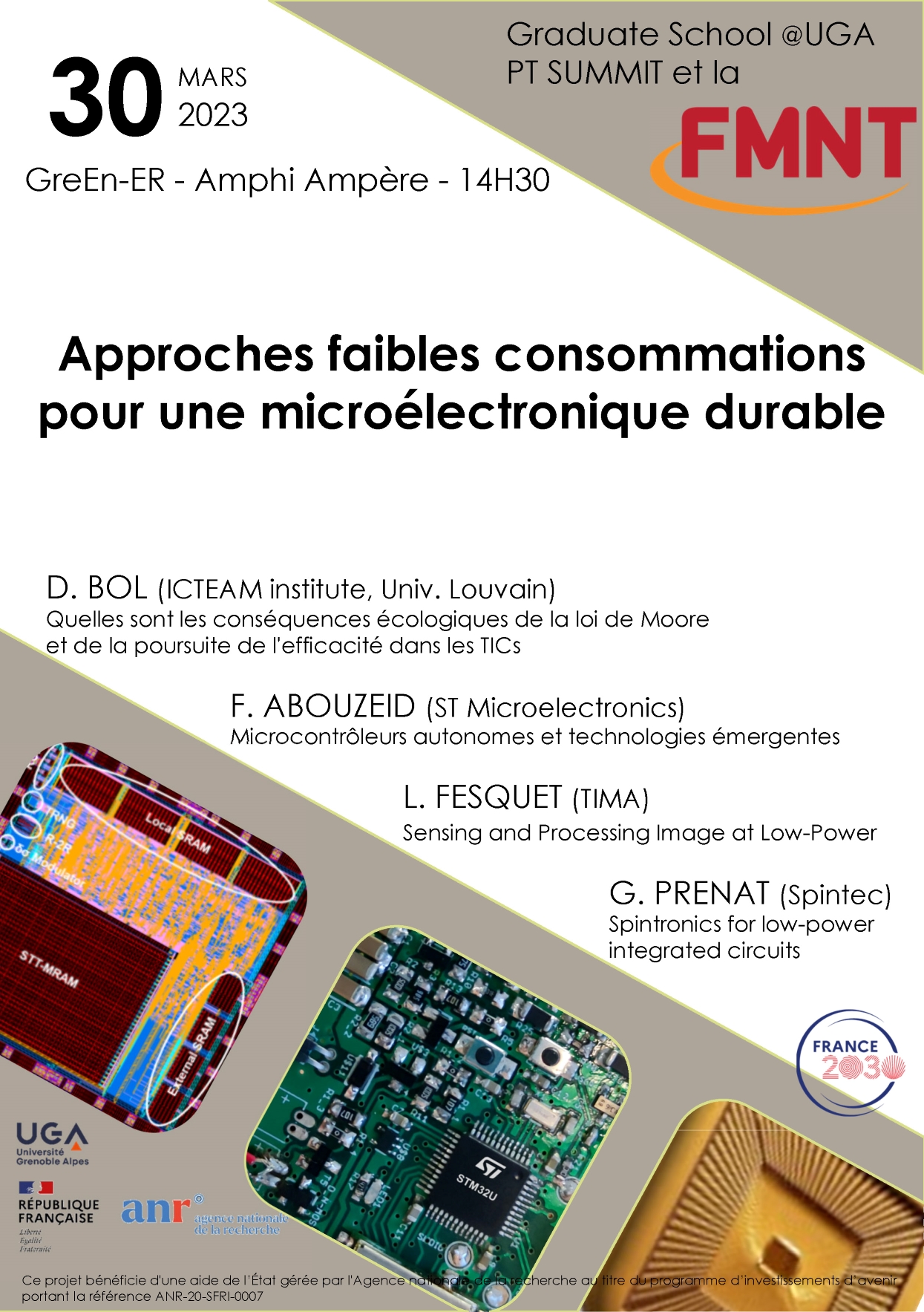 approches faibles consommations pour une microélectronique durable